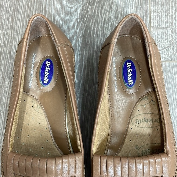 Dr. Scholl's E23-2X Leather Tassel Moccasin Loafers Double Air-Pillow Insoles 5M - Picture 2 of 14